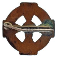 DN "Adveniat regn. tuum" zománcozott vallási jelvény T:XF