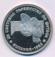 Bulgária 1982. 10L Ag "Labdarúgó Világbajnokság 1982 - Spanyolország" kapszulában T:UNC (e...