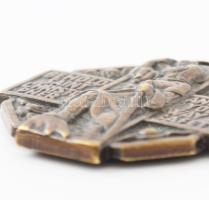 Szent Kristóf utazók medálja, bronz 36 mm
