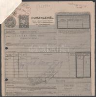 1944 Nagyvárad (Oradea), ,,Klotild" festék-, kence-, lakk-, kocsikenőcs- és vegyigyár fejléces ...