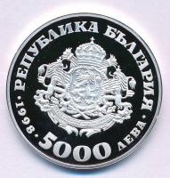 Bulgária 1998. 5000L Ag "Euro" kapszulában T:PP Bulgaria 1998. 5000 Leva Ag "Euro" in capsule C:PP Krause KM#243
