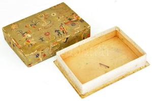 Doboz, Kaeszné Lukáts Kató (1900-1990) tervező Keringő bonbon a Szerencsi csokoládégyár számára papí...