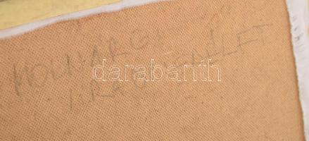 Molnár G. Zoltán (-): Csendélet. Pasztell, papír, jelezve jobbra lent, a hátoldalán autográf felirat...