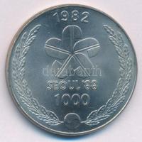 Dél-Korea 1982. 1000W Cu-Ni "1988 Nyári Olimpia Szöul - Koreai táncosok" T:UNC,AU
South K...