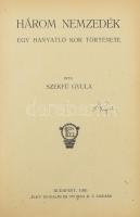 Szekfű Gyula: Három nemzedék. Egy hanyatló kor története. Bp., 1920, "Élet", 332+(2) p. Első kiadás. Átkötött félvászon-kötés, kopott borítóval.