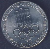 NDK 1987. "Olimpia - kétszemélyes bob" ffm emlékérem T:BU