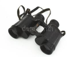 MOM távcső, lencséi koszosak vagy sérültek, bőr tokban