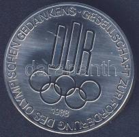 NDK 1987. "Olimpia - szánkó" ffm emlékérem T:BU