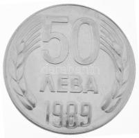 Bulgária 1989. 50L Ni-sárgaréz T:AU Bulgaria 1989. 50 Leva Ni-Brass C:AU Krause KM#182