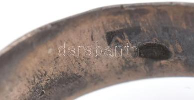 Ezüst (Ag) vegyes gyűrűk, részben jelzett, vegyes méret, brutó: 44g