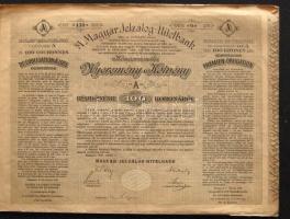 1906. "A Magyar Jelzálog-Hitelbank" nyereménykötvénye "A" + "B" 2x 100...