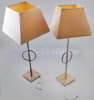 Art deco stílusú asztali lámpa pár, m: 50 cm + búra