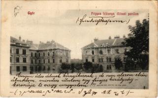 1913 Győr, Frigyes laktanya, Altiszti pavillon. Thaller Károly kiadása (fl)