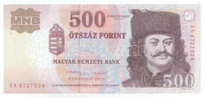 2013. 500Ft "EA 4327524" T:AU Adamo F54
