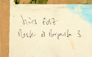 Szűcs Edit (1968-): 4 db jelmezterv A Mester és Margarita c. darabhoz. Vegyes technika, papír. Jelzé...