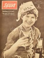 1956 A Képes Sport teljes III. évfolyama: 1-43. szám, 1956. jan. 3. - okt. 23. (közte a ritka októbe...