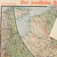 cca 1910-1940 7 db térkép katonai, város, vegyes állapotban