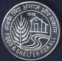 India 1978. 50R Ag "FAO" T:1 Tanúsítvánnyal!