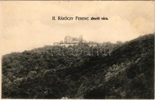 Zboró, Zborov; II. Rákóczi Ferenc vára. Holénia Béla kiadása. Fénynyomat Divald műintézetéből (Eperjes) / castle ruins (fl)