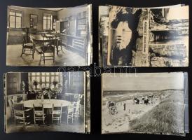 NÉMETORSZÁG - 50 db MODERN postatiszta fekete-fehér város képeslap / GERMANY - 50 modern unused black and white town-view postcards