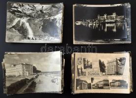 NÉMETORSZÁG - 52 db MODERN fekete-fehér város képeslap / GERMANY - 50 modern black and white town-view postcards