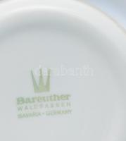 2 darab német csésze alátéttel, jelzett