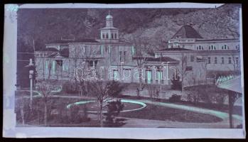 Herkulesfürdő, Herkulesbad, Baile Herculane; Fürdő. A képeslap eredeti foto polimer kliséje! / spa, ...