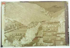 Herkulesfürdő, Herkulesbad, Baile Herculane; Fürdő. A képeslap eredeti foto polimer kliséje! / spa, bath. Original photo cliché (stereotype) of the postcard!