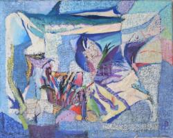 HP jelzéssel: Színes kép. Olaj, vászon. 40x50 cm.