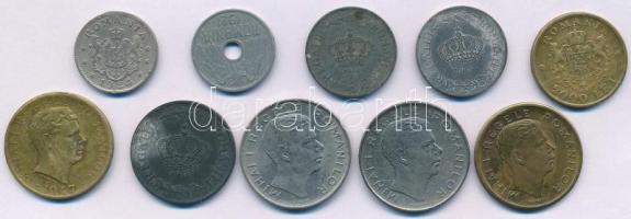 Románia 1921-1946. 50b-10.000L (10db, 9xklf) T:XF-F 
Romania 1921-1946. 50 Bani - 10.000 Lei (10pcs...