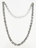 Vastag ezüst (Ag) nyaklánc, jelzett, 81g