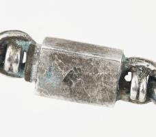 Vastag ezüst (Ag) nyaklánc, jelzett, 81g