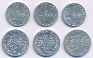 Románia 1951. 1L Al (3x) + 2L Al (3x) T:XF,VF
Romania 1951. 1 Leu Al (3x) + 2 Lei Al (3x) C:XF,VF