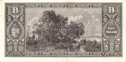 1946. 1000.000BP (9x) egyik darabon papírránccal T:II+