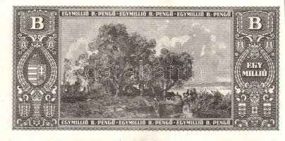 1946. 1.000.000BP (8x) T:II+ egyszer hajtva, törve nem