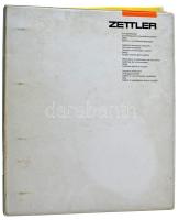 Használt állapotú négygyűrűs berakóalbum műanyag, használt állapotú bankjegyberakó lapokkal