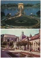 30 db MODERN postatiszta magyar város képeslap / 30 modern unused Hungarian town postcards