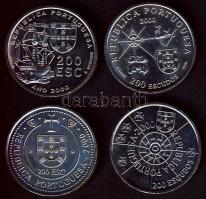 Portugália 2000. 200Esc (4x) 4 klf motívummal T:1,1-