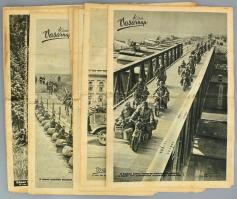 1941 Képes Vasárnap 13 száma. Benne rendkívül gazdag fekete-fehér képanyaggal, rajtuk háborús (II. vhb.) képekkel. Változó állapotban, közte szakadt is.