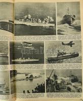 1941 Képes Vasárnap 13 száma. Benne rendkívül gazdag fekete-fehér képanyaggal, rajtuk háborús (II. v...