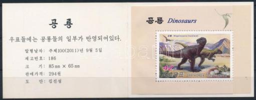 Dinosaur stamp booklet, Dinoszaurusz bélyegfüzet