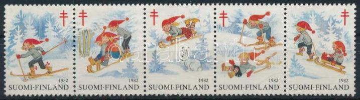 1982 Finn levélzáró ötöscsík