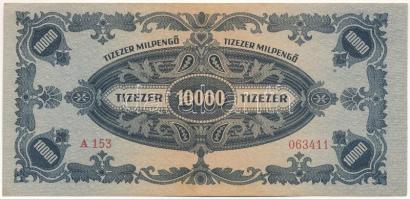 1946. 10.000MP címer látványosan eltolódott az alapnyomathoz képest, értékjelzés és keltezés között ...