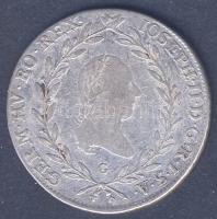 Ausztria/magyar verdejel 1789G 20Kr Ag II.József T:2-/3