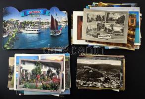 Kb. 130 db MODERN képeslap vegyesen: fotó, magyar és külföldi város, motívum vegyes minőségben / Cca. 130 modern postcards in mixed quality: photo, Hungarian and foreign town, motive