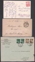 1887-1947 3 db magyar küldemény