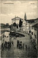 1907 Veli Losinj, Lussingrande; Duomo / cathedral, square (EK)