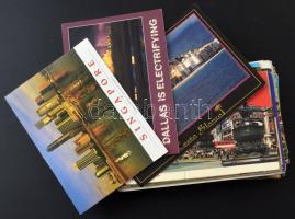 Kb. 100 db MODERN külföldi városképes lap, vegyes minőségben / Cca. 100 modern foreign town postcards in mixed quality