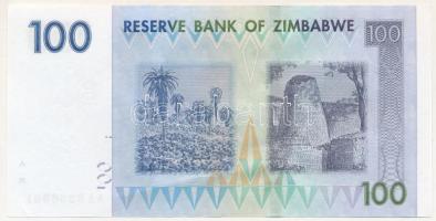 Zimbabwe 2007. 100$ "AA 8236991" T:XF, hullámos papír
Zimbabwe 2007. 100 Dollars "AA...