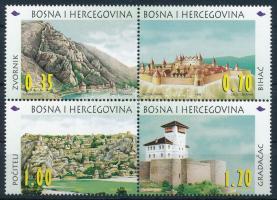Old cities set in block of four, Régi városok sor négyestömbben